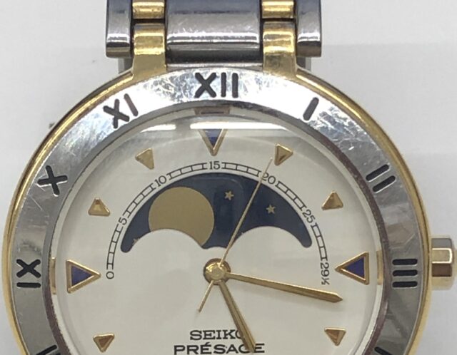 SEIKO　セイコー　PRESAGE プレサージュ　7434-6030 ムーンフェイスをお買取り😊✨