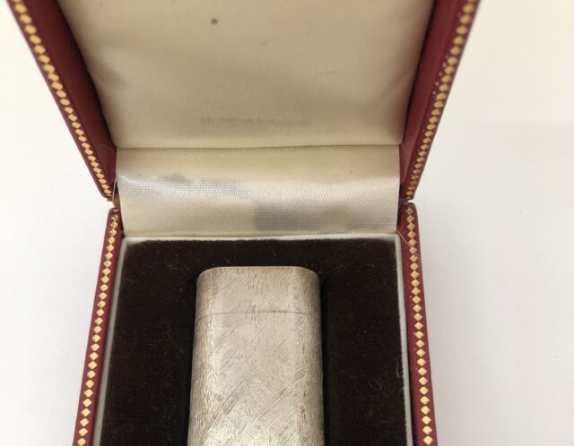 Cartier　カルティエ ガスライター　オーバル　シルバーをお買取り😊✨