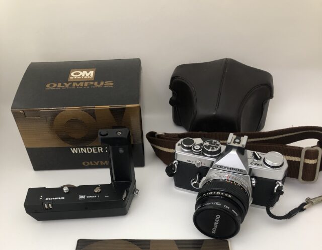 OLYMPUS オリンパス 一眼レフカメラOM-2ボディ レンズ50mm 1:1.4 OM WINDER2をお買取り。