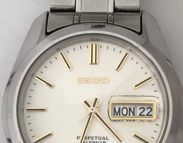 SEIKO　8F33-0040 クォーツ パーペチュアルカレンダー 腕時計をお買取りしました(^^♪　