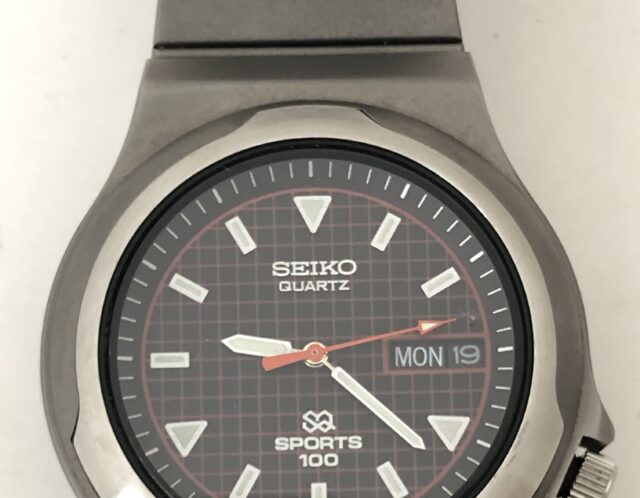 SEIKO　QUARTZ　SPORTS 100　5H23-6030　腕時計をお買取りしました(^^♪